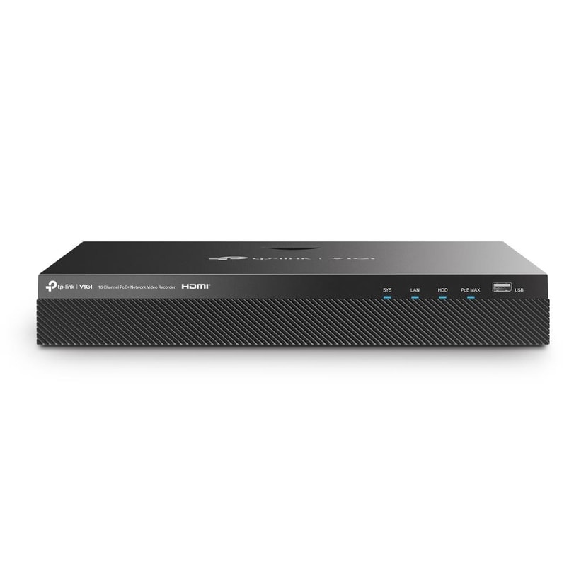 TP-Link VIGI NVR2016H-16MP сетевой видеорегистратор 16 каналов PoE+