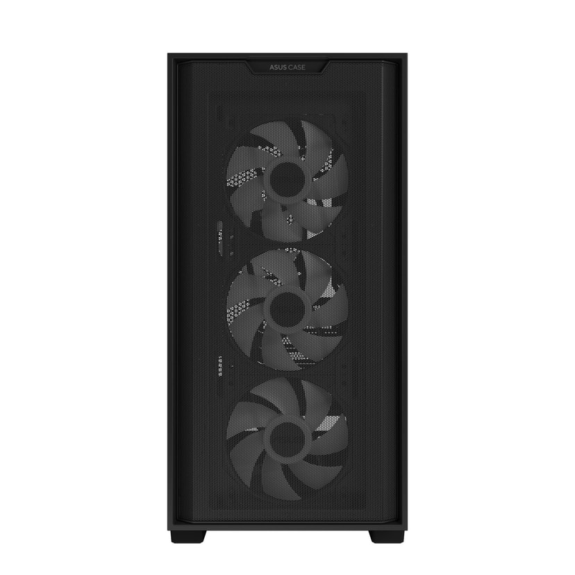 ASUS A21 Plus MicroATX Mid-Tower PC Case with ARGB Fans, Black