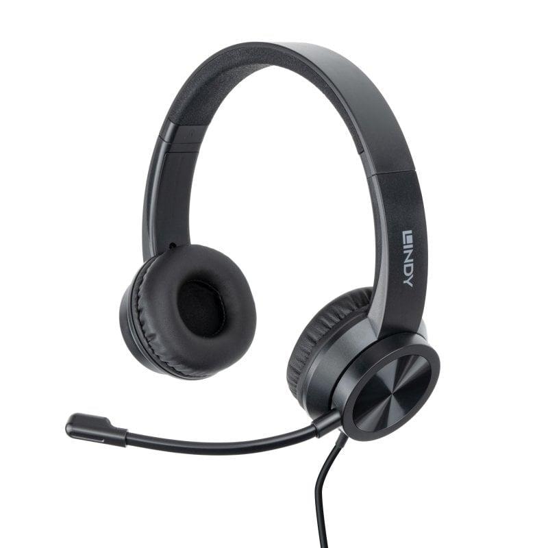 LINDY USB-C kontoriheadset must