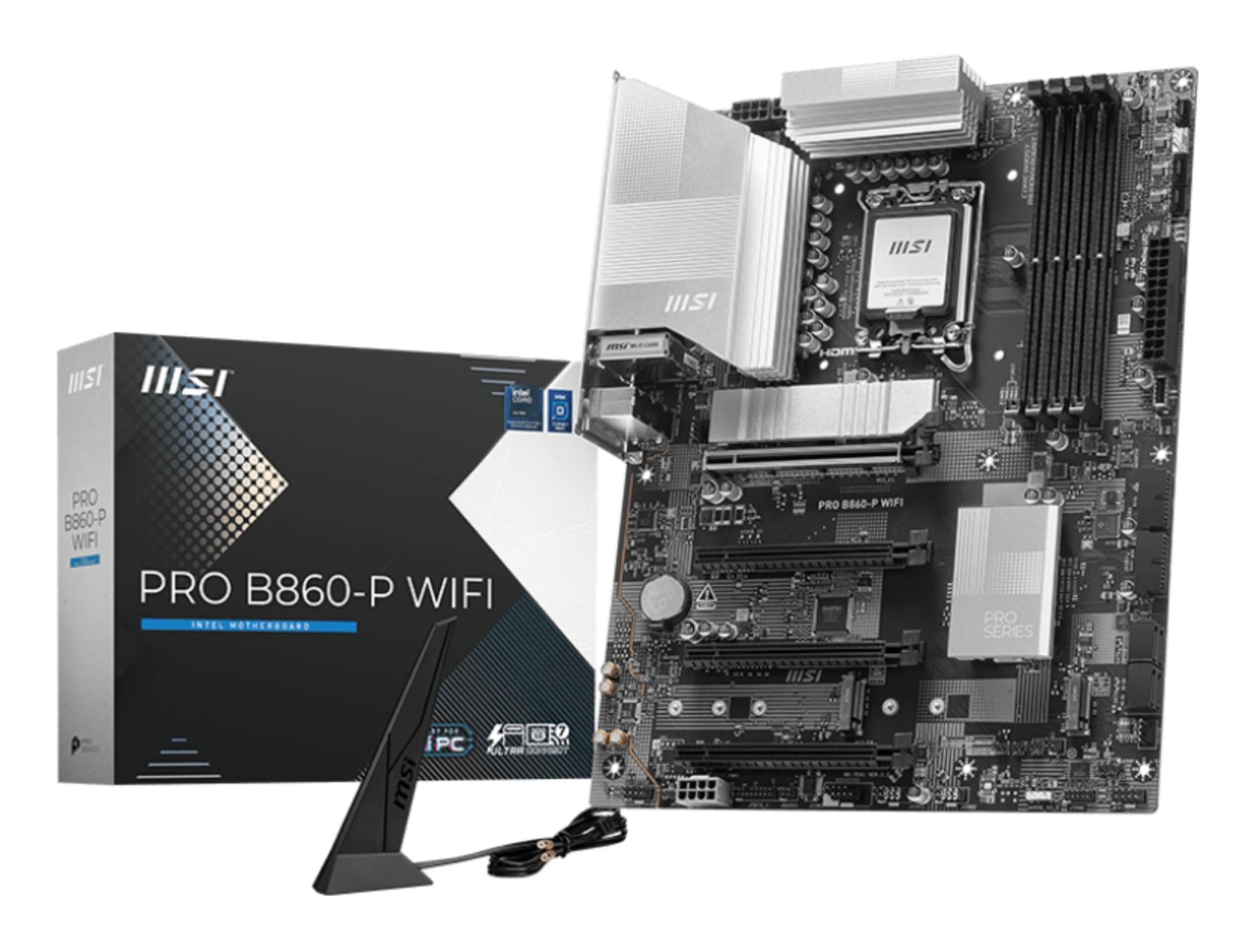 MSI PRO B860-P WIFI emaplaat Intel LGA1851, DDR5, ATX