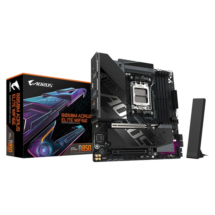 Gigabyte B850M Aorus Elite WiFi6E emaplaat AMD AM5 DDR5