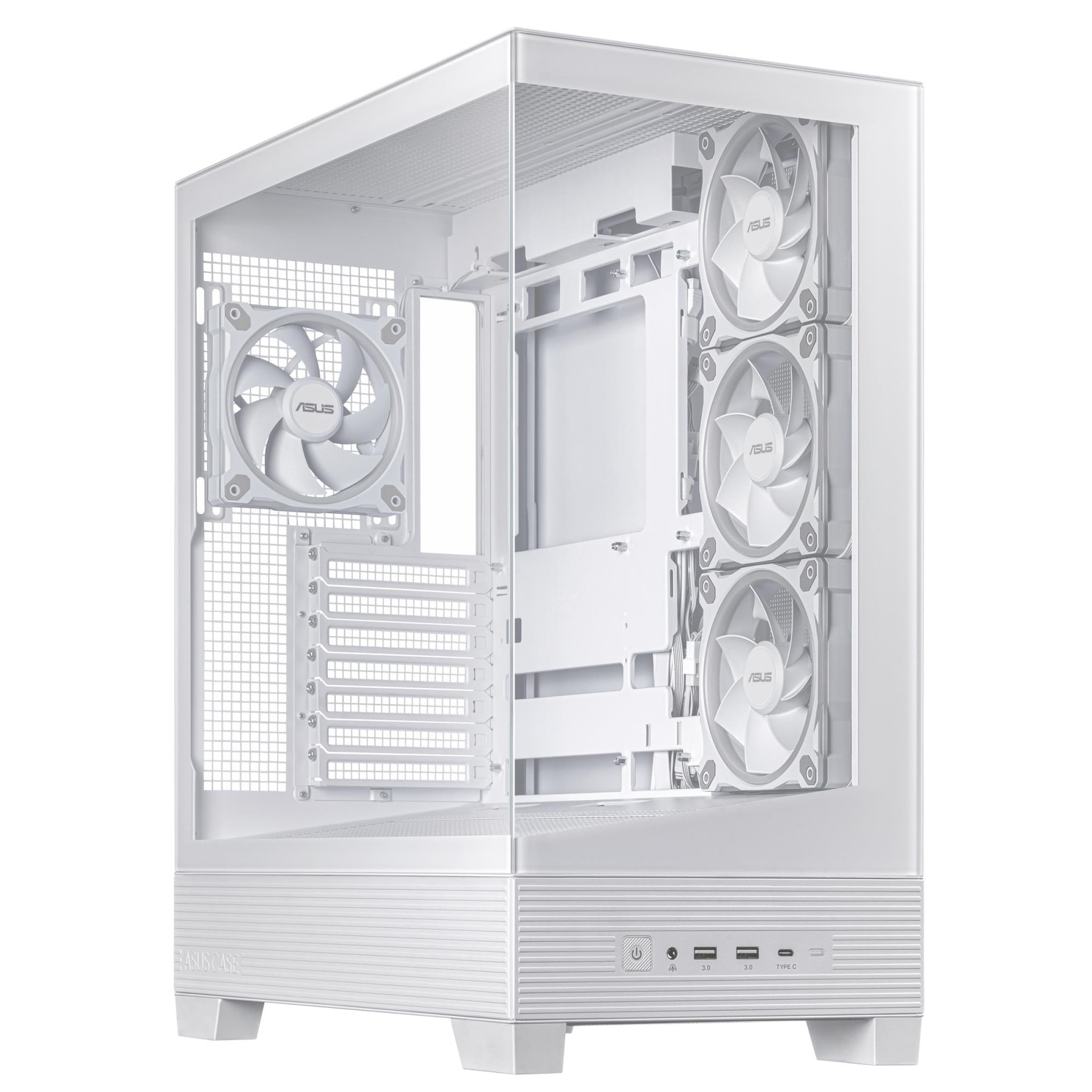 ASUS A31 Plus valge midi-torni korpus ATX/mATX/Mini-ITX