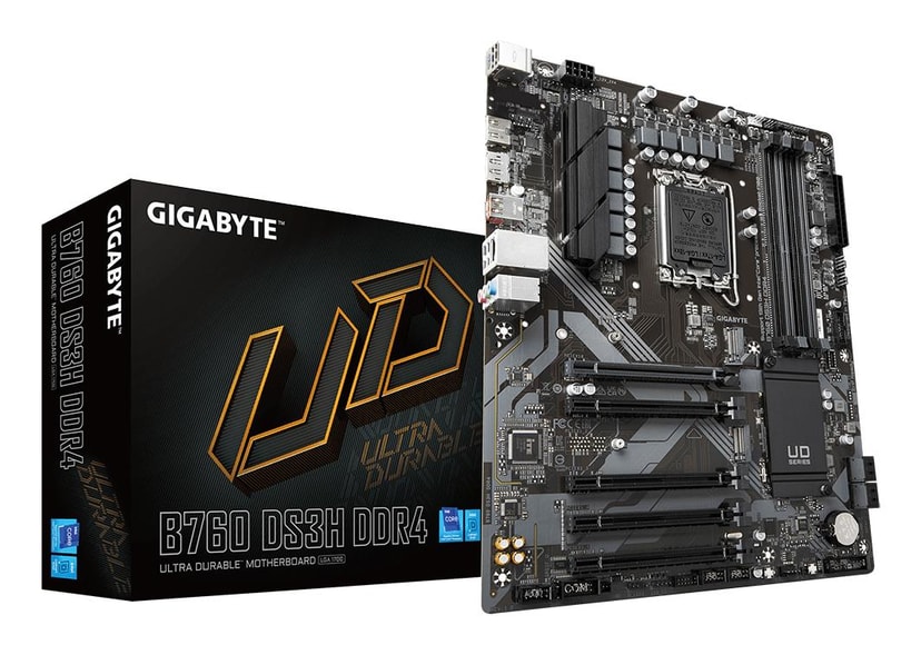 Gigabyte B760DS3H DDR4 emaplaat Intel LGA1700 ATX