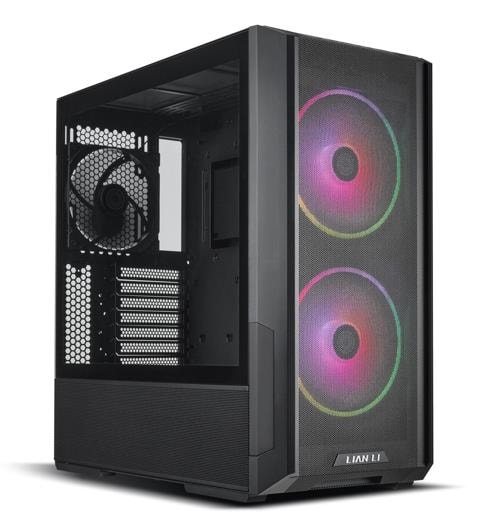 LIAN LI LANCOOL 216RX BLACK midi tower kott