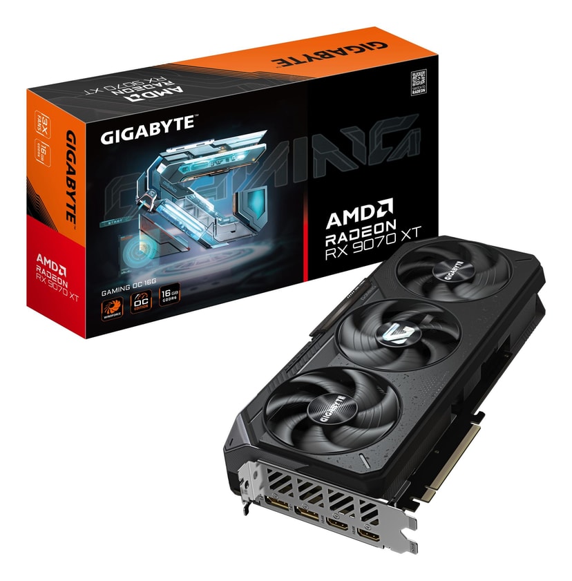 Gigabyte Radeon RX 9070 XT 16 GB graafikakaart Gaming OC