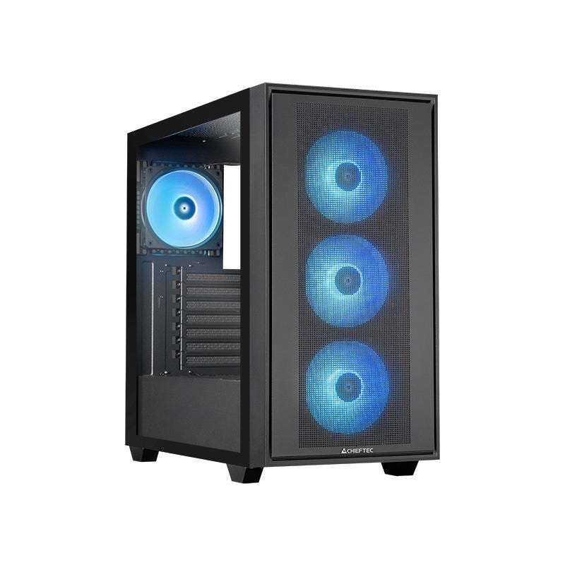 Chieftec Hunter 3 Midi Tower PC Case Black