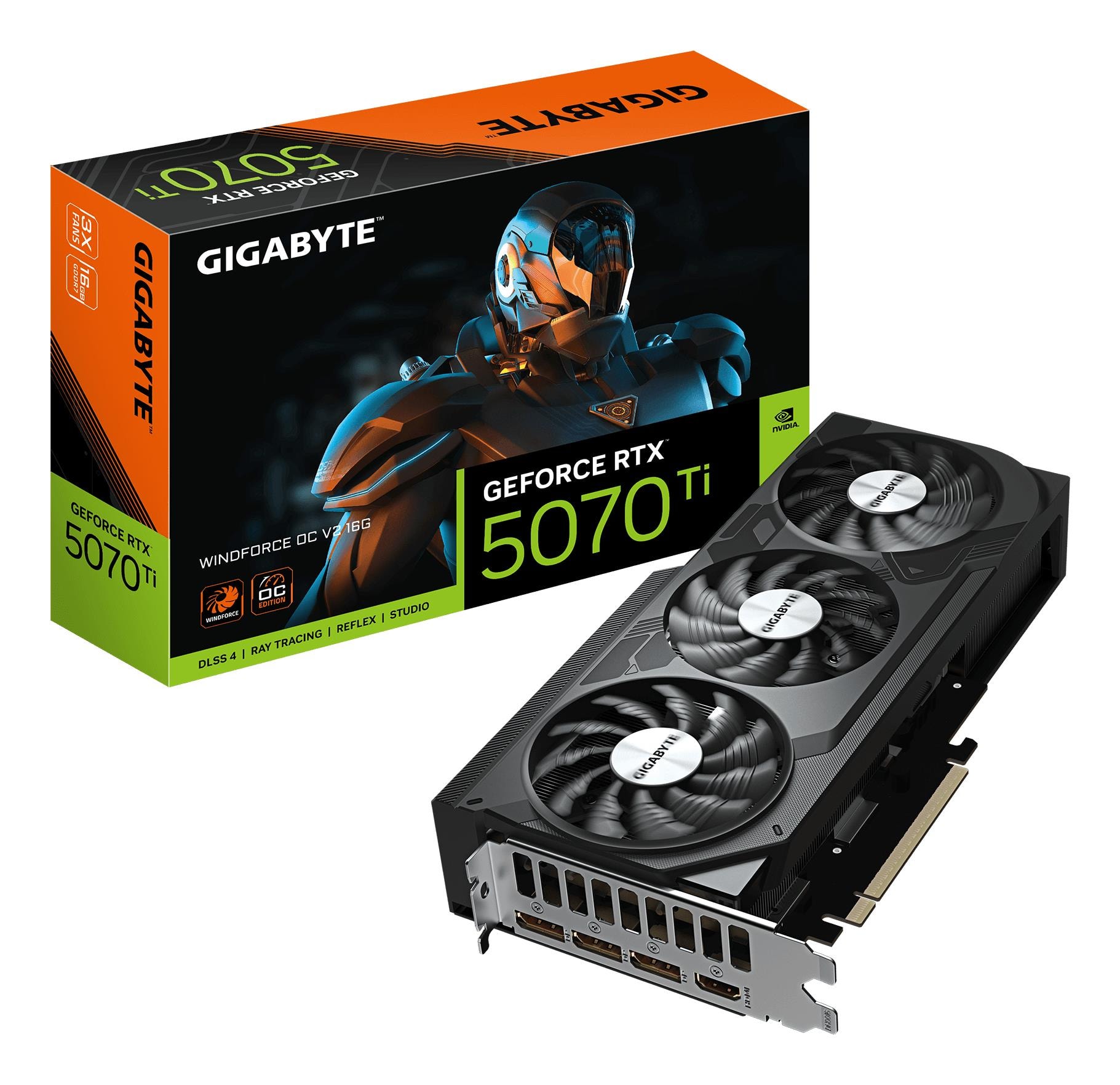 Gigabyte GeForce RTX 5070 Ti 16GB GDDR7 graafikakaart