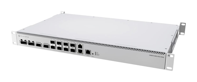 MikroTik CRS812-8S-2D-2QD-RM 8-Port SFP56 400G Rack Switch