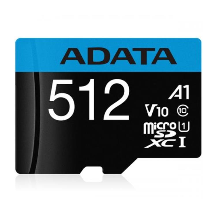 ADATA microSDXC 512GB mälukaart kiirusklassiga Class 10