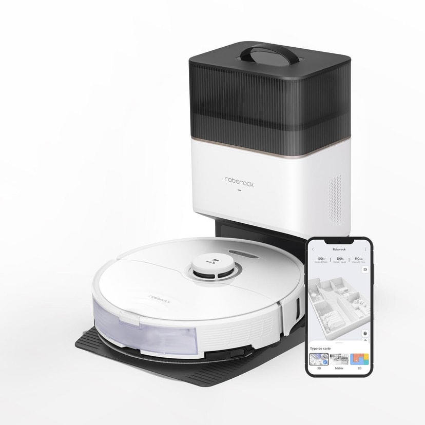Roborock S8+ Robot Vacuum Cleaner (White)