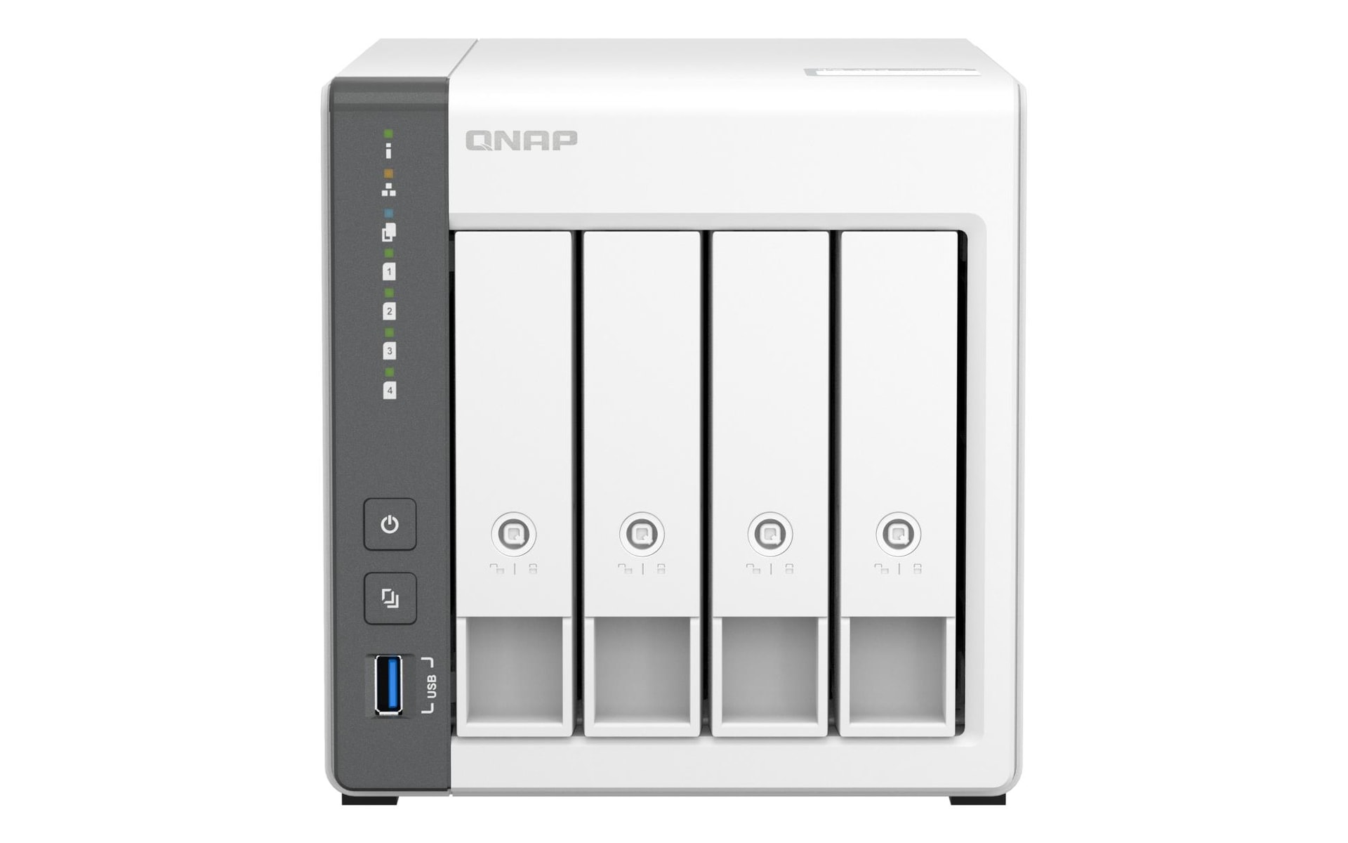 QNAP TS-433-4G NAS Storage Tower 4-Bay White
