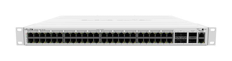 MikroTik CRS354-48P-4S+2Q+RM 48-pordiline hallatav PoE switch