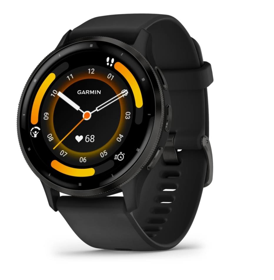 Garmin Venu 3 Black — умные часы с датчиком пульса
