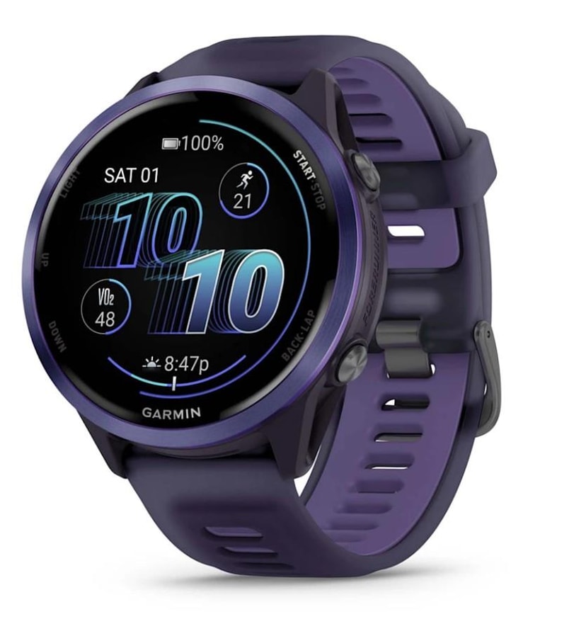 Garmin Forerunner 570 47mm nutikell violetne silikoonrihm
