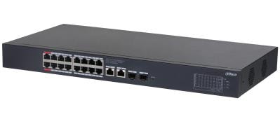 Dahua CS4220-16GT-240 16-pordiga PoE gigabit switch SFP