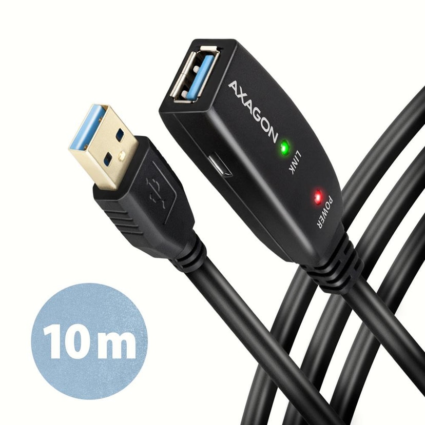 AXAGON ADR-310 USB 3.2 A-M/A-F Active Cable 10m
