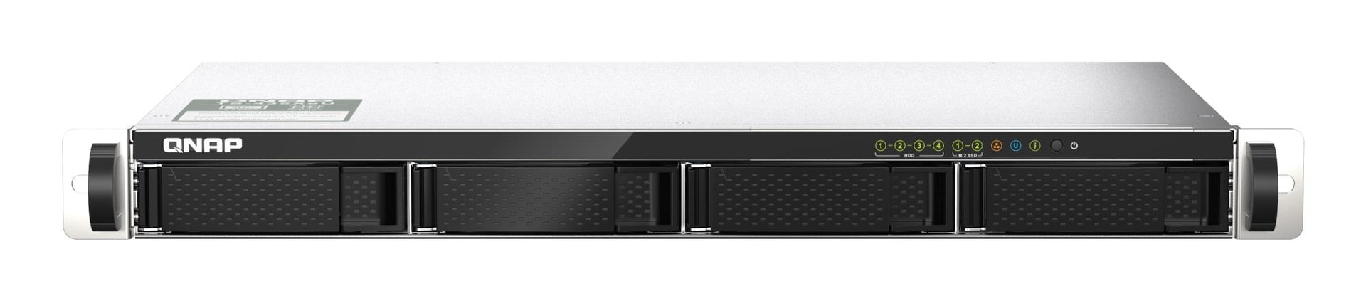 QNAP TS-435XeU 4-kohaline 1U rackNAS, 4GB RAM, 2x2.5GbE