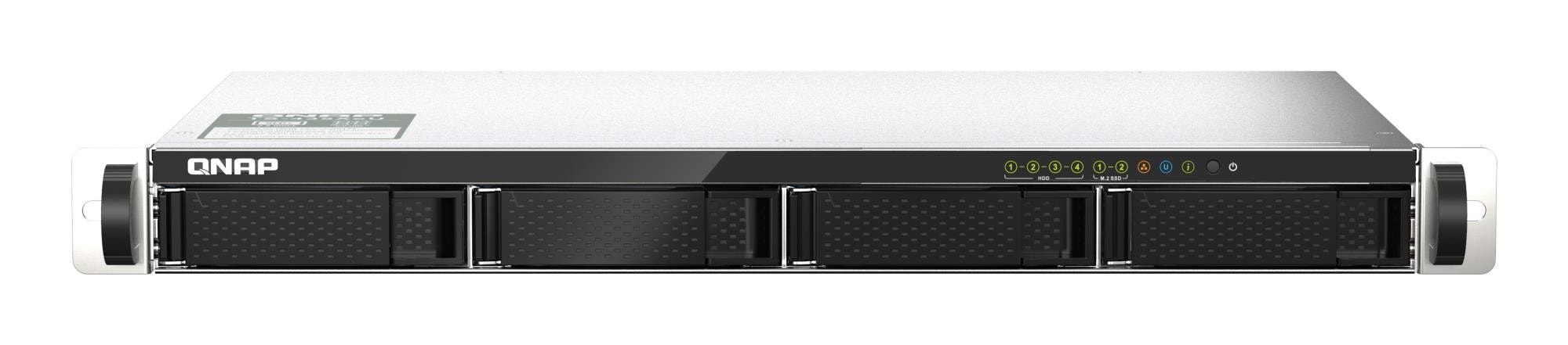 QNAP TS-435XeU 4-kohaline 1U rackNAS, 4GB RAM, 2x2.5GbE