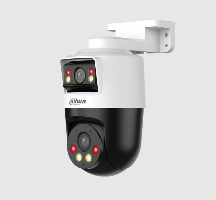 Dahua 4+4MP Active Deterrence PT Dome Network Camera White