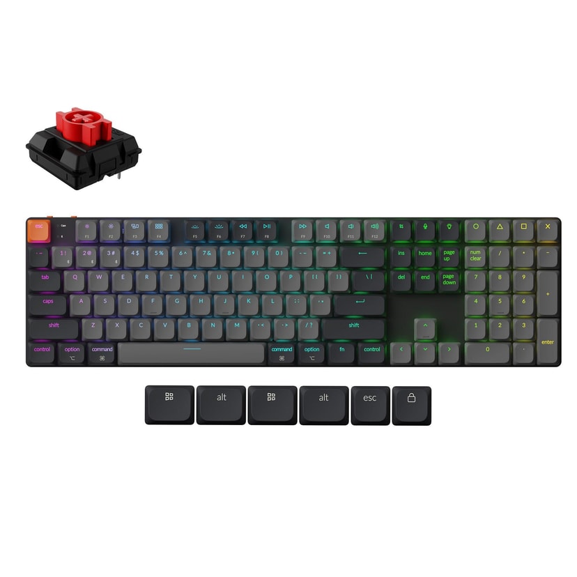 Keychron K5X Juhtmeta RGB klaviatuur