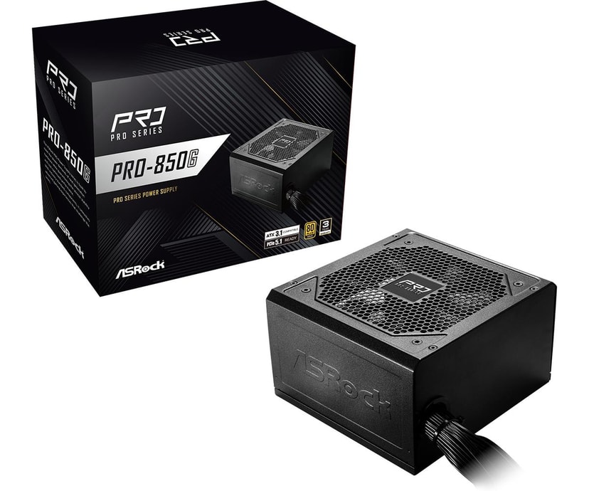 ASRock PRO-850G ATX toiteplokk 850W, 80 PLUS Gold