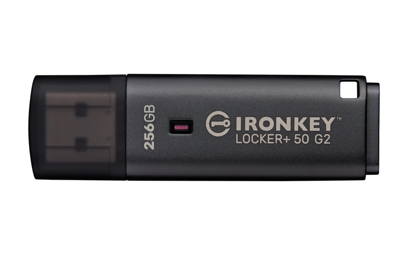 Kingston IronKey Locker+ 50 G2 256GB USB 3.2 Flash Drive