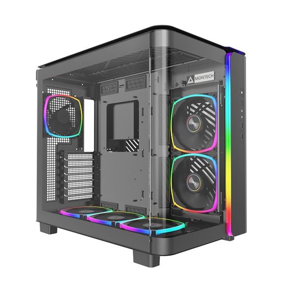 Montech King 95 Pro must midi-torni korpus ATX/mATX/Mini-ITX