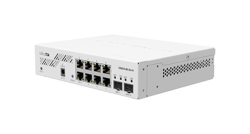 MikroTik CSS610-8G-2S+IN 8-pordiline gigabit switch SFP+