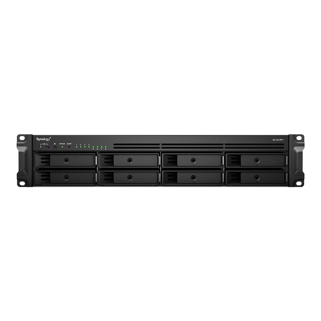 Synology RS1221RP+ 8-kohaline 2U rackNAS 4GB RAM, 4xLAN