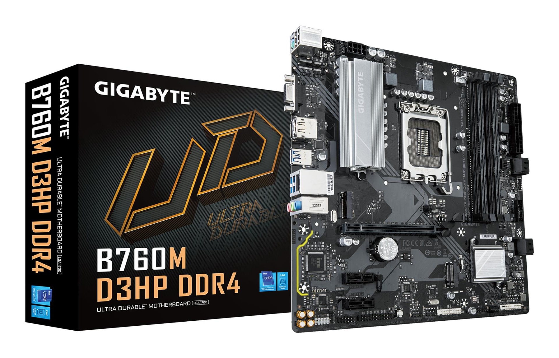 Gigabyte B760M D3H DDR4 emaplaadid Intel LGA1700 Micro-ATX