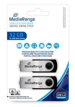 MEDIARANGE MR911-2 32GB USB flash drive must-have