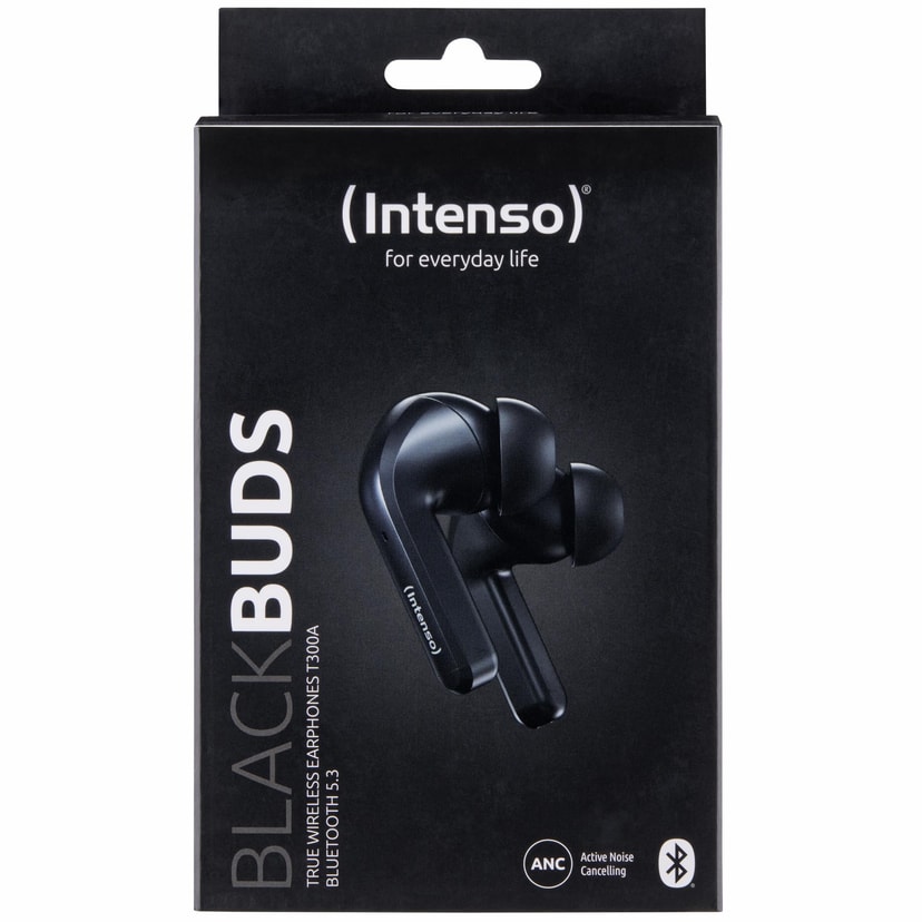 Intenso Buds T300A Must - Juhtmevabad kõrvaklapid