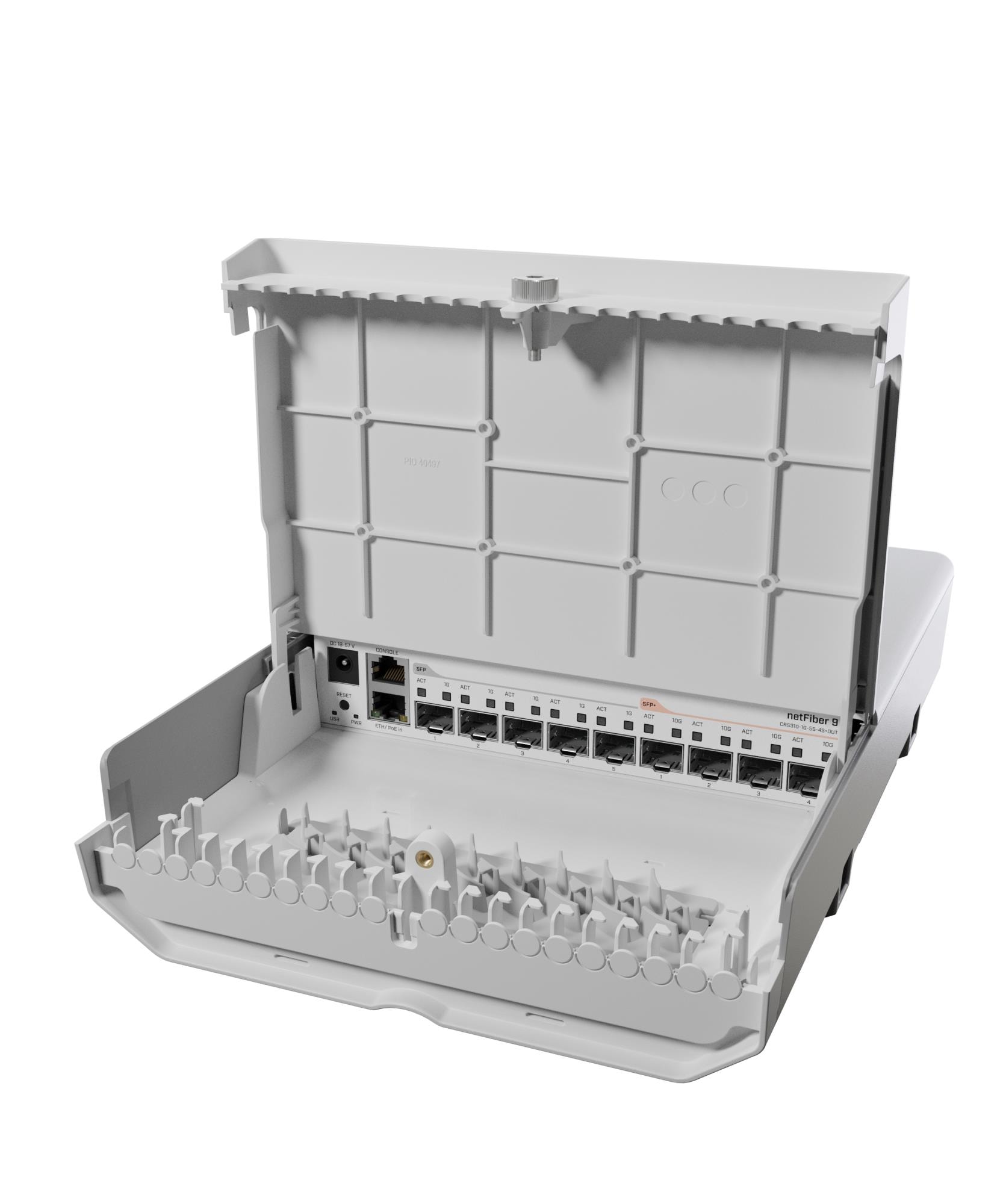 MikroTik CRS310-1G-5S-4S+OUT outdoor fiber switch SFP+