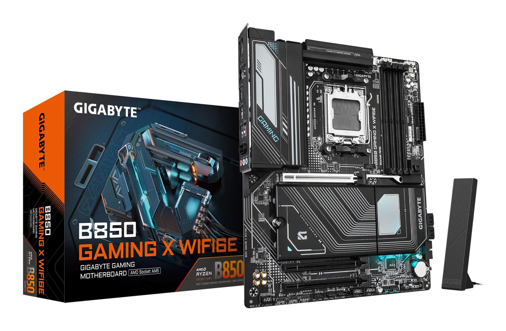 Gigabyte B850 Gaming X Wifi 6E AMD AM5 ATX emaplaat DDR5
