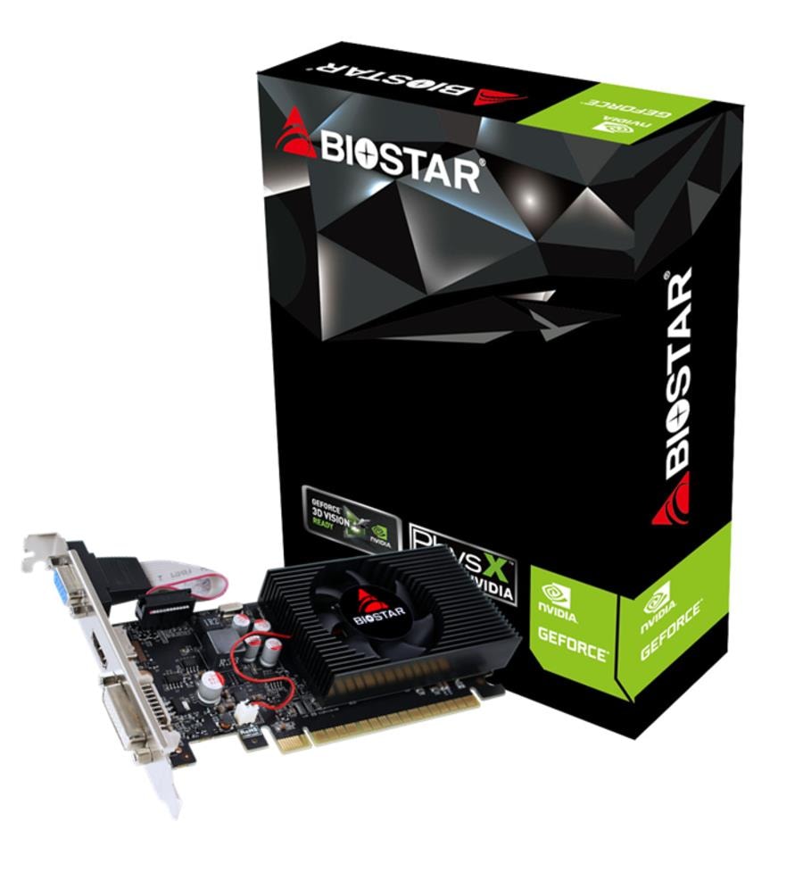 BIOSTAR GeForce GT 730 2GB GDDR3 videokaart