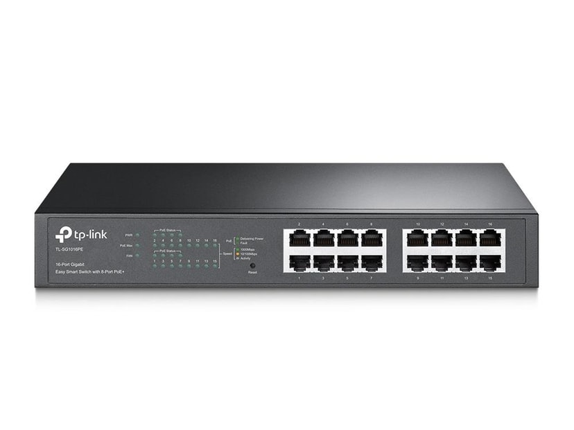 TP-Link TL-SG1016PE управляемый коммутатор 16 портов Gigabit PoE+