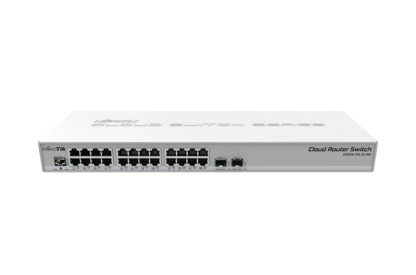 MikroTik CRS326-24G-2S+RM 24-pordiga gigabit-võrgulüliti