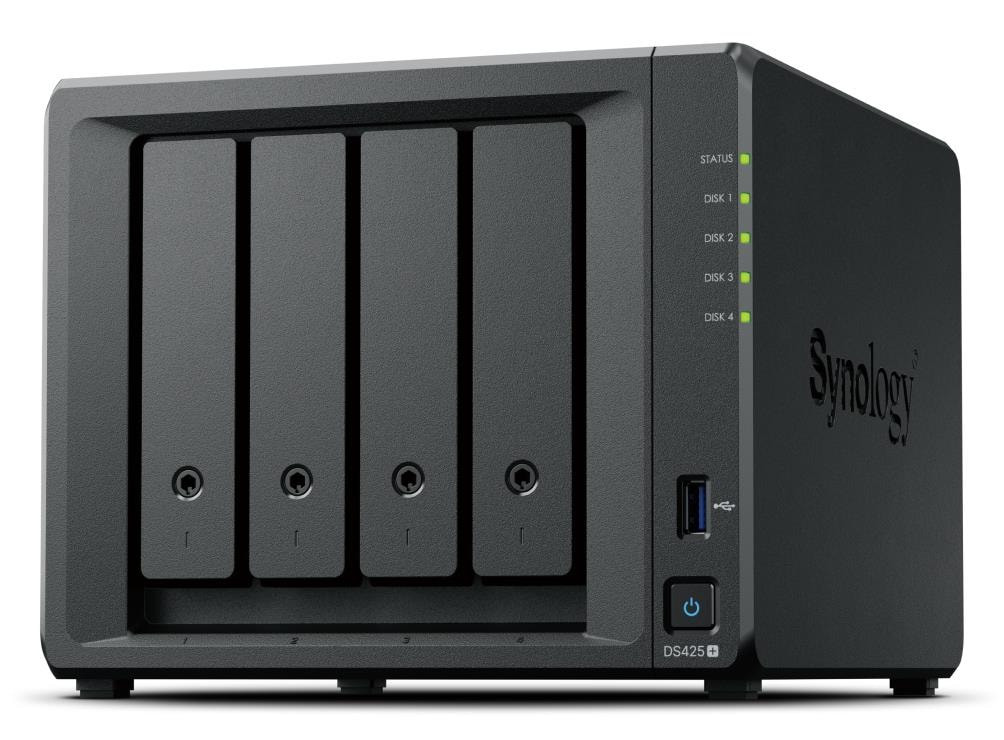 Synology DS425+ сетевое хранилище 4 отсека 2GB