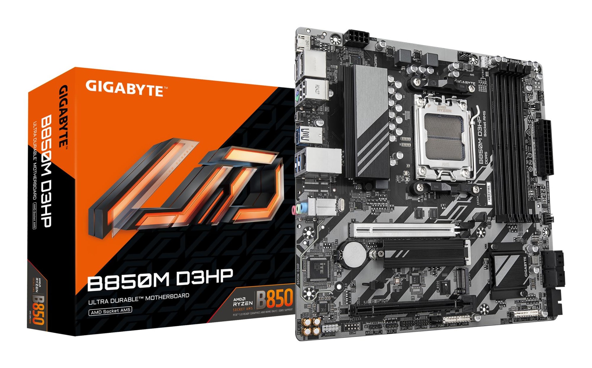 Gigabyte B850M D3HP AMD B850 micro ATX emaplaat AM5 DDR5