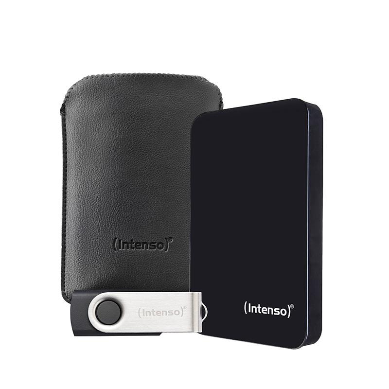 Intenso 1TB Portable External Hard Drive (Black)
