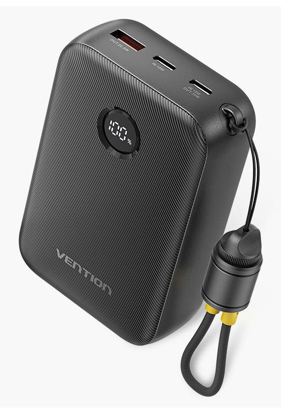 Vention FKBB0-C 20000mAh USB-C Power Bank Black
