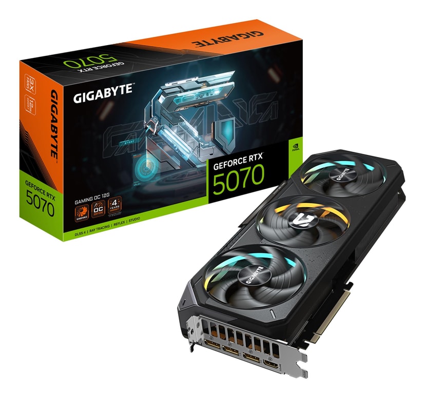 Gigabyte GeForce RTX 5070 12 GB GDDR7 videokaart