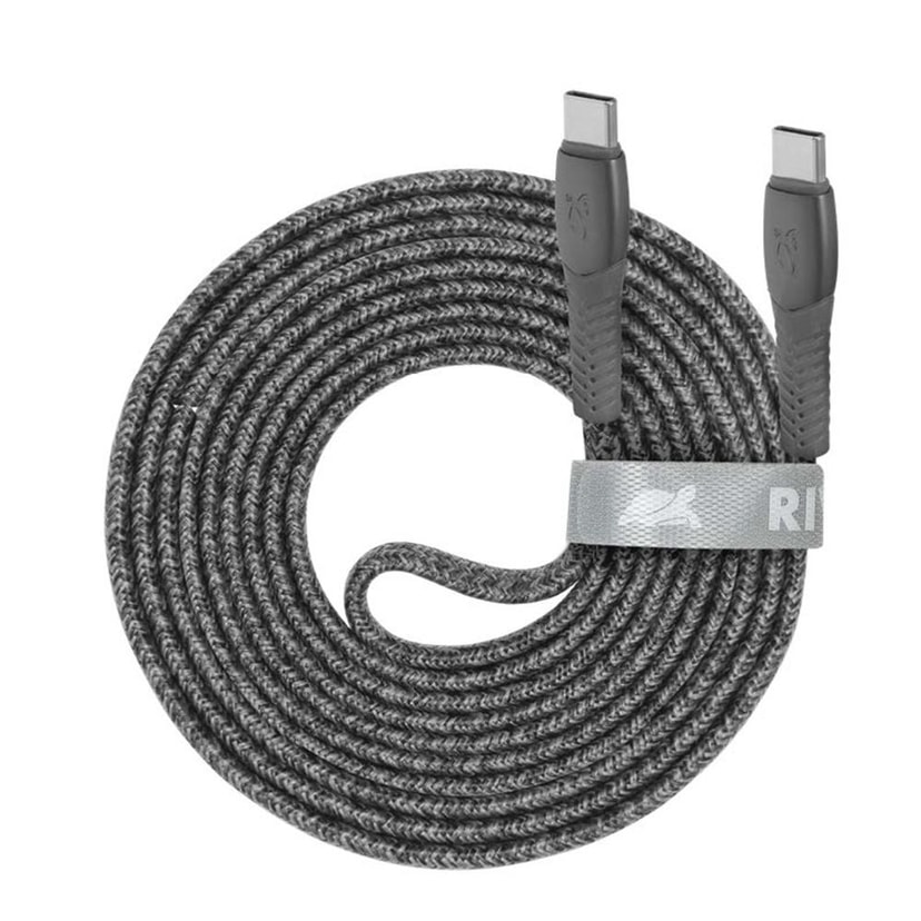 RIVACASE PS6105 USB-C to USB-C Cable 2.1m Grey