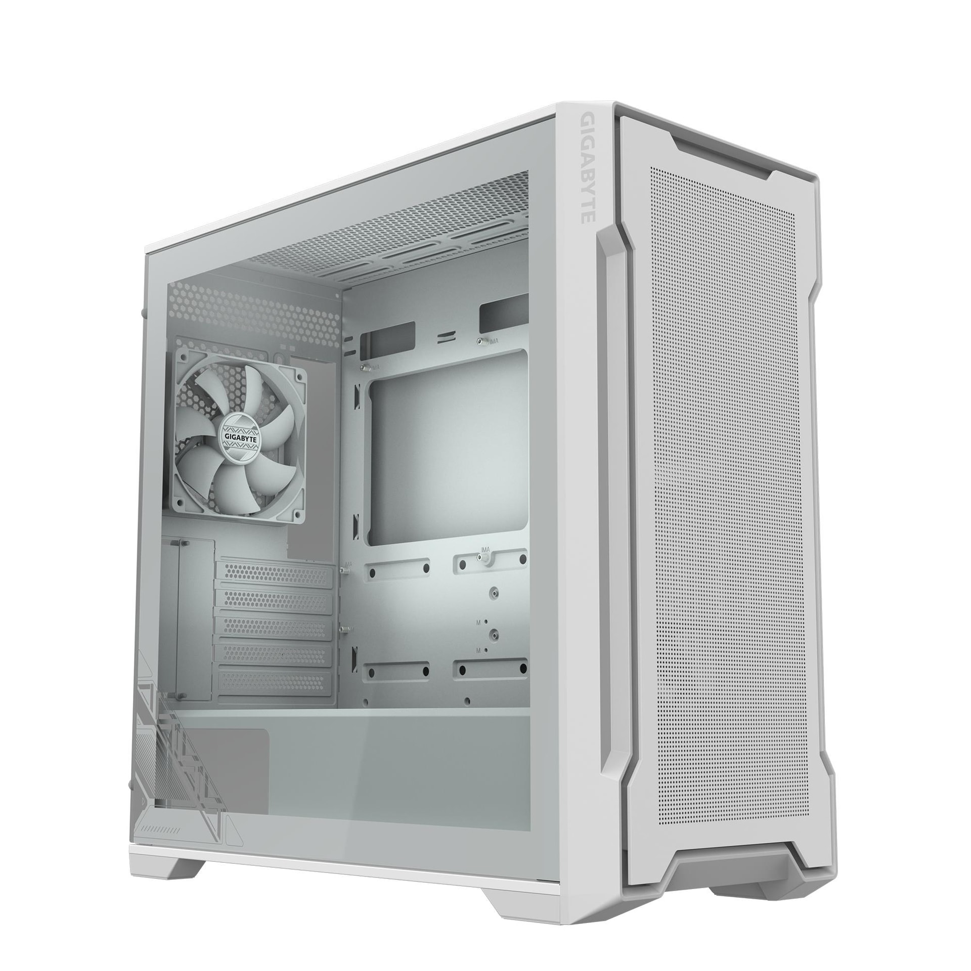 GIGABYTE C102GI Midi Tower белый корпус для ПК с боковым стеклом