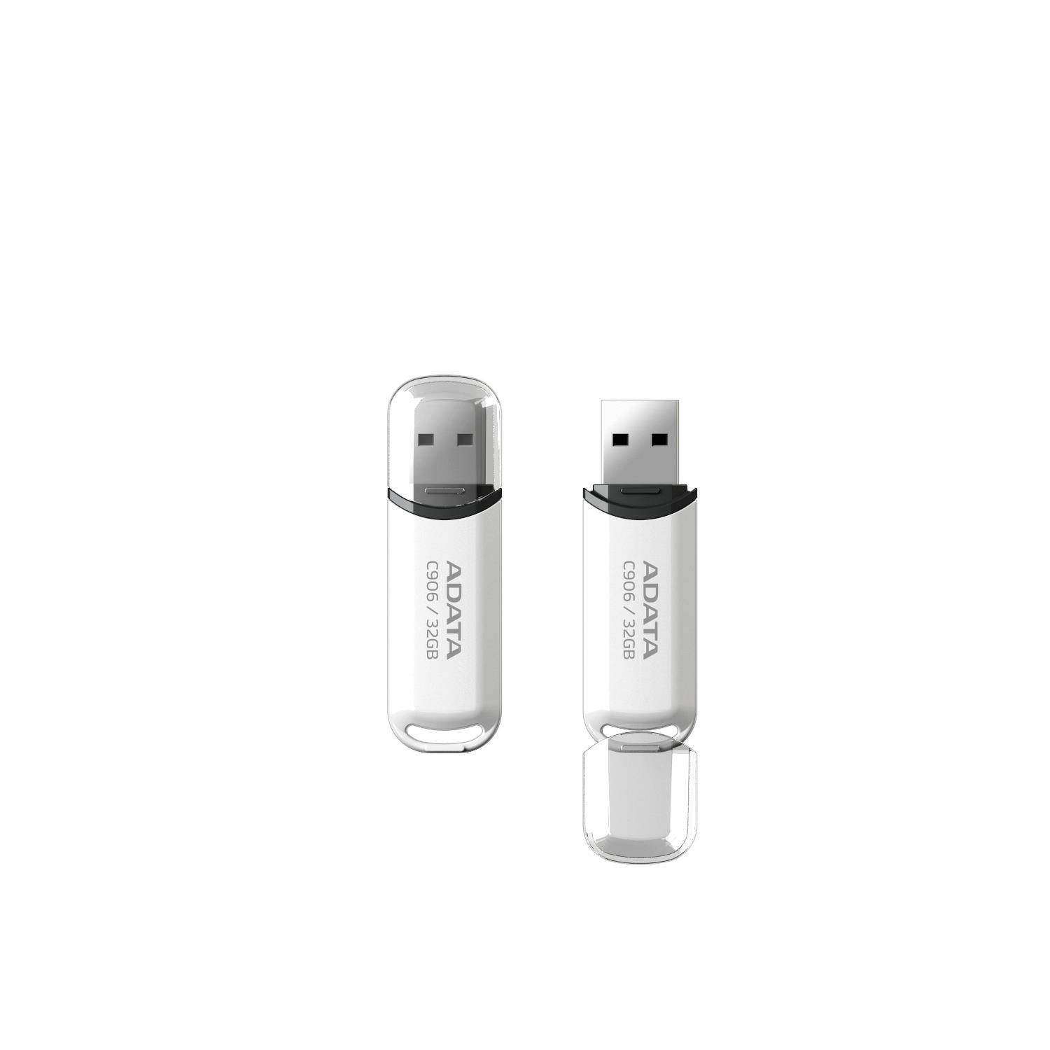 ADATA C906 32GB USB 2.0 Flash Drive – White
