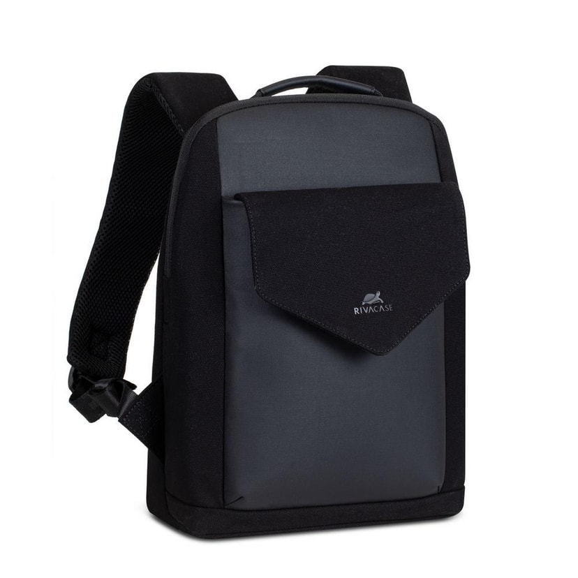 RIVACASE 13.3" Canvas Backpack 8521 Black