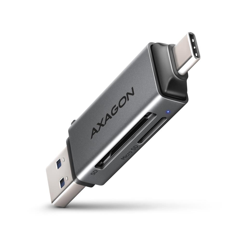 Axagon CRE-DAC USB-C memory card reader for SD/microSD