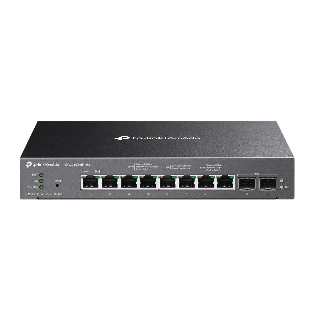TP-LINK SG2210XMP-M2 hallatav võrguswitch 8x2.5GbE