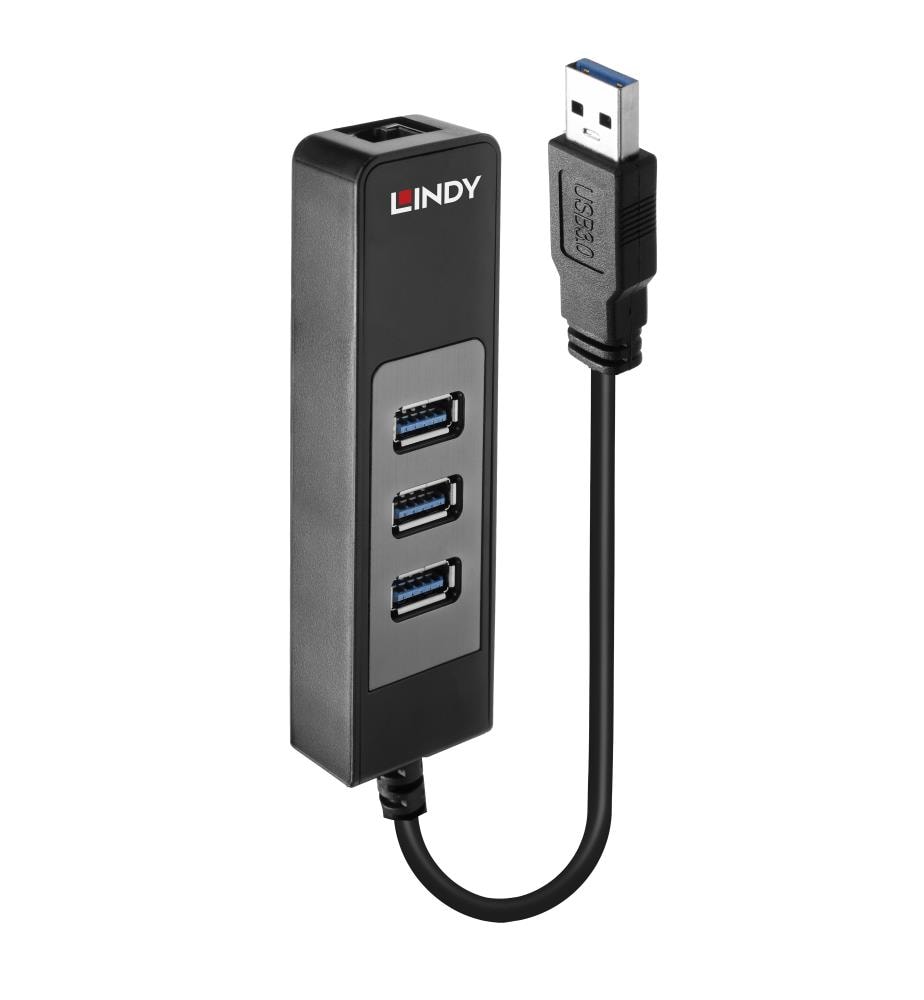 Lindy USB3 & LAN adapter hub 43176