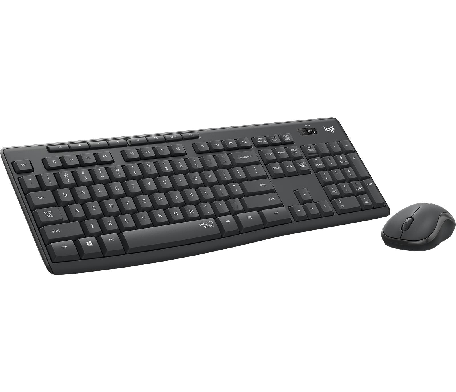 Logitech MK295 Wireless Keyboard and Mouse Combo Graphite